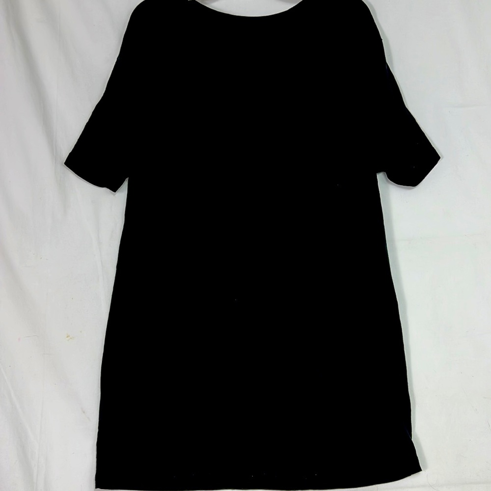 #0601 HeatTech Plain Stretchy Black T-Shirt | Size: XL